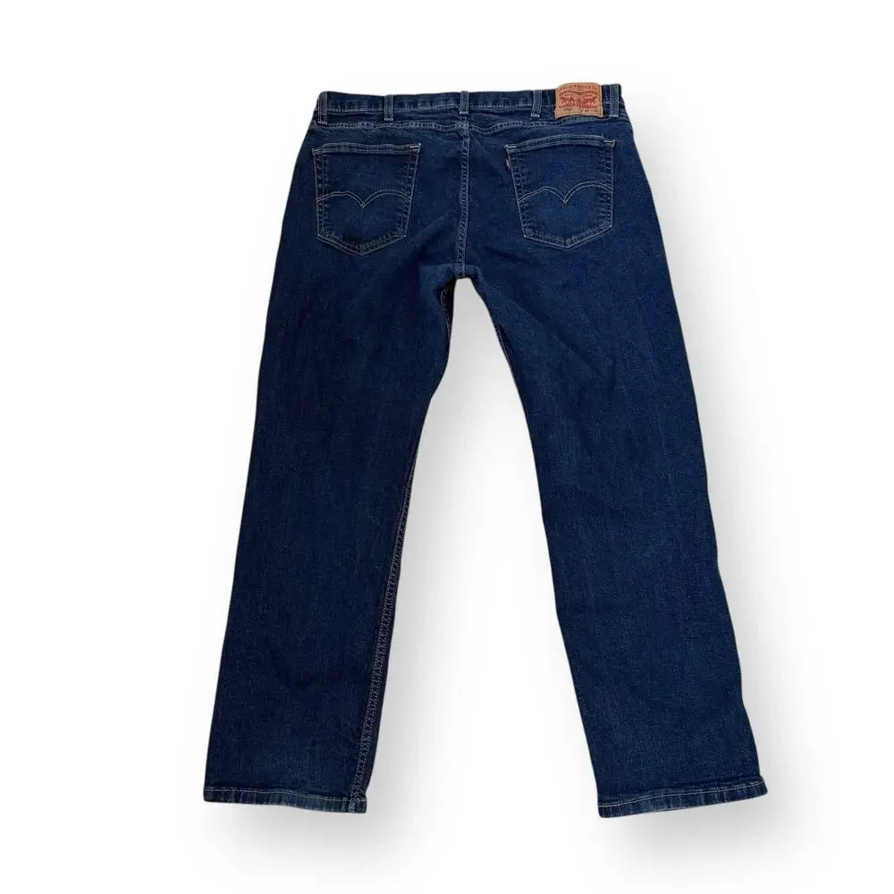 Levi's 559 Jeans Mens 40x32 Relaxed Straight Dark Wash Blue Denim Pants Mid Rise
